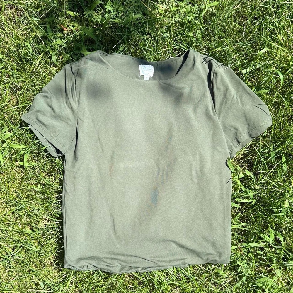 Francesca's Collections Sage Green Top